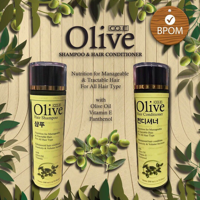 COE OLIVE HAIR CONDITIONER KOREA BPOM - CONDITIONER OLIVE