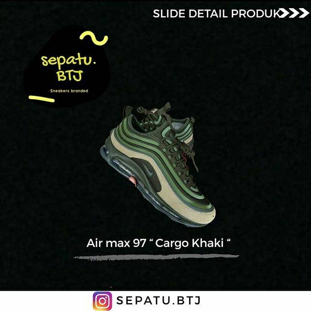 Sepatu sneakers murah Air max 97 “ Cargo Khaki “