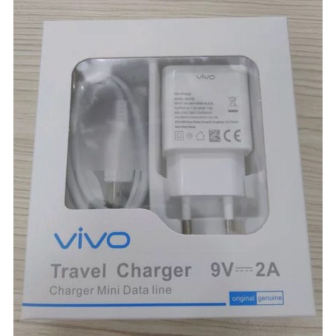Charger Cas VIVO V3 V5 V7 PLUS X7 X9 XPlay 5 6 Y53 X20 2A 9V Fast Charging ORIGINAL Casan Cas HP VIV