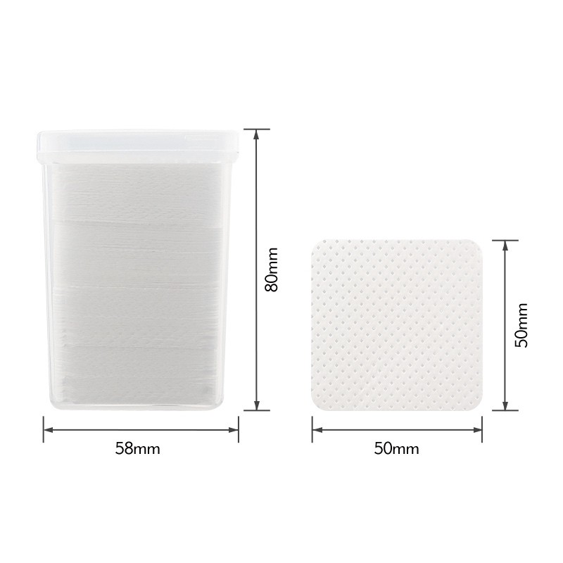 Lem Remover Wipes Lint-free Kertas Botol Pembersih Mulut Cleaner Pads Untuk Eyelash Extension Lem Alat Make up 180pcs