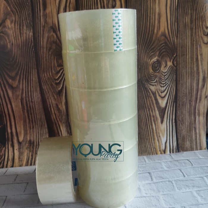 

Trendi Lakban Bening 2 Inch/Lakban Bening 90 Yard/Isolatip Besar Promo