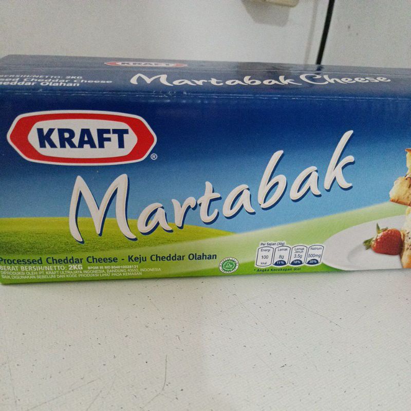 

Kraft Cheddar Kraft martabak 1kg_500gr
