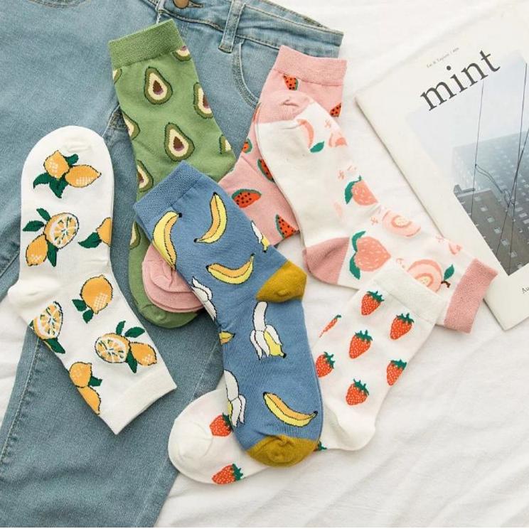 ( 6 & 12 PASANG ) KAOS KAKI MOTIF / KAOS KAKI REMAJA –PMP.21Jl22p