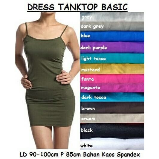 baju tank top dress