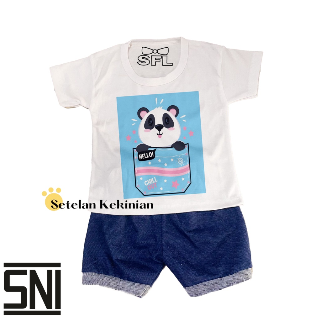 [KANTONG] Setelan Baby Boy Keren 0-12bulan Gambar Animal Set Anak Laki Laki Murah Kado Akikah Newborn