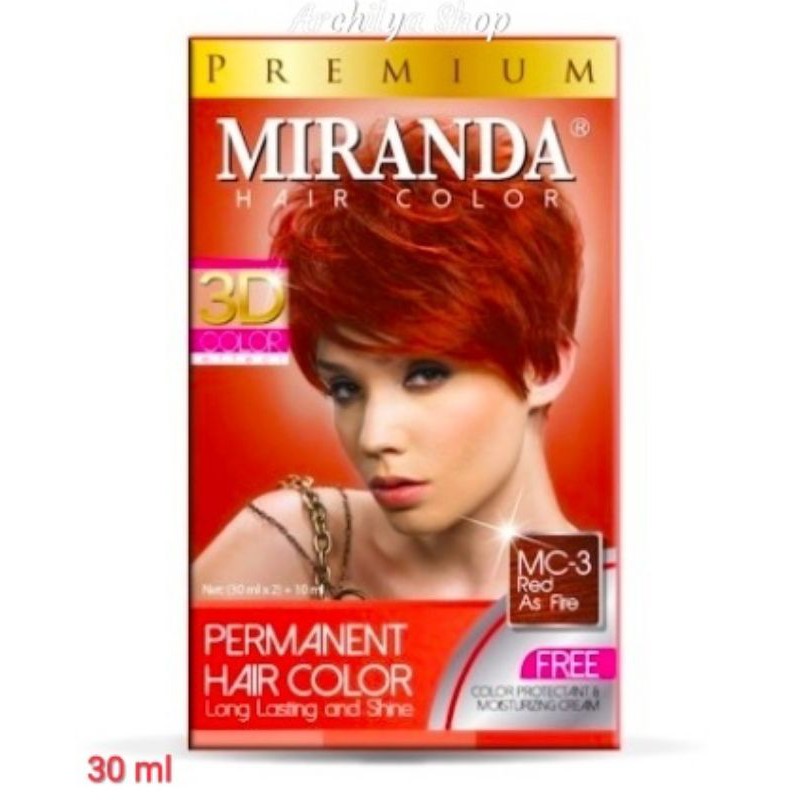 Miranda Hair Color MC-3 Red As Fire 30 ml