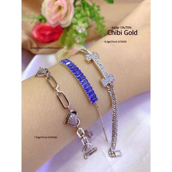 Gelang tangan emas  G176155 #chibigold