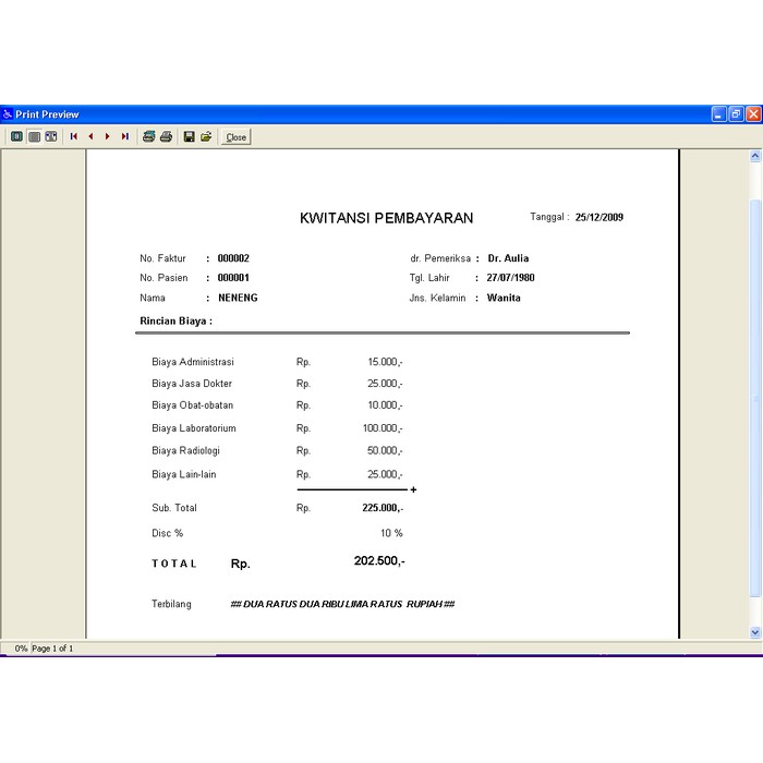 SALE SOFTWARE REKAM MEDIS RAWAT JALAN / KLINIK ORIGINAL FULL VERSI