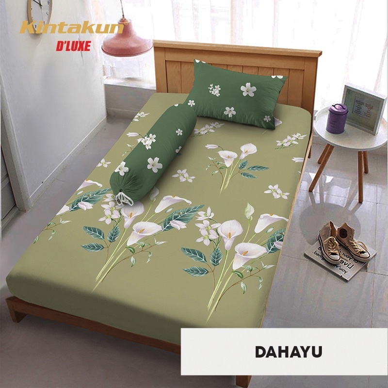 (BISA COD)SPREI KINTAKUN DELUXE NO 3 UK 120*200 CM DIJAMIN TIDAK LUNTUR