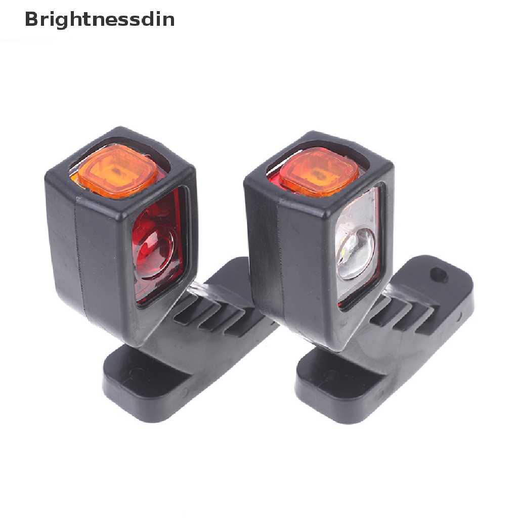 2pcs Lampu Indikator Samping Led 12 / 24v Untuk Truk Trailer