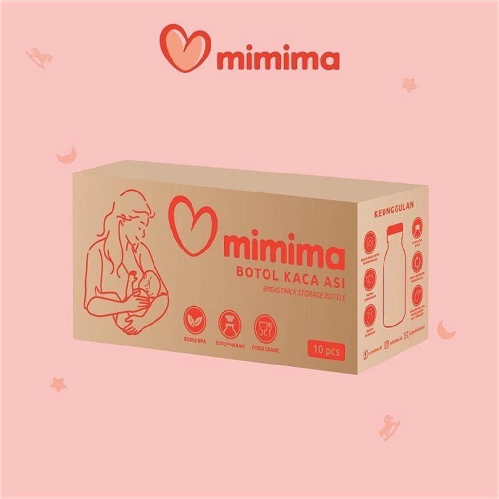 Mimima Botol ASI Kaca Murah Food Grade dan Bebas BPA 100ml