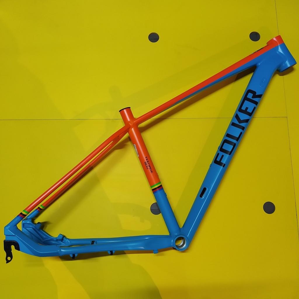 Frame sepeda MTB Folker Teenage boy 27.5 Orange Blue not Mosso Scott scale Yeti