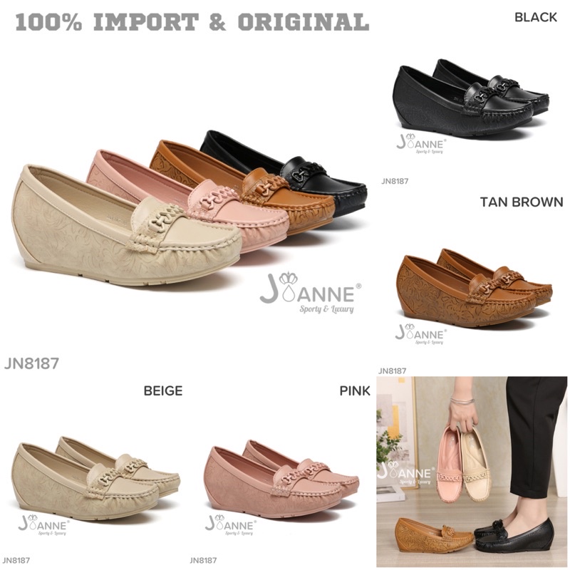 [ORIGINAL] JOANNE Wedges Shoes Sepatu Wanita #JN8187