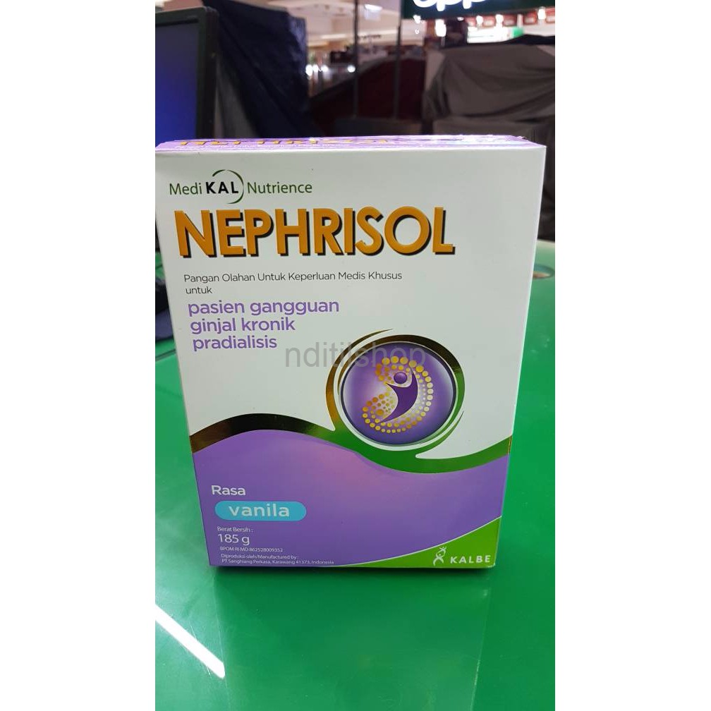 

NEPHRISOL Susu Rasa Vanilla 185gr KALBE