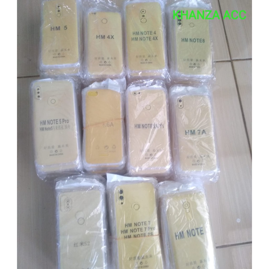 KHANZAACC XIAOMI / REDMI Anti Crack Jelly Case Pelindung Handphone HP