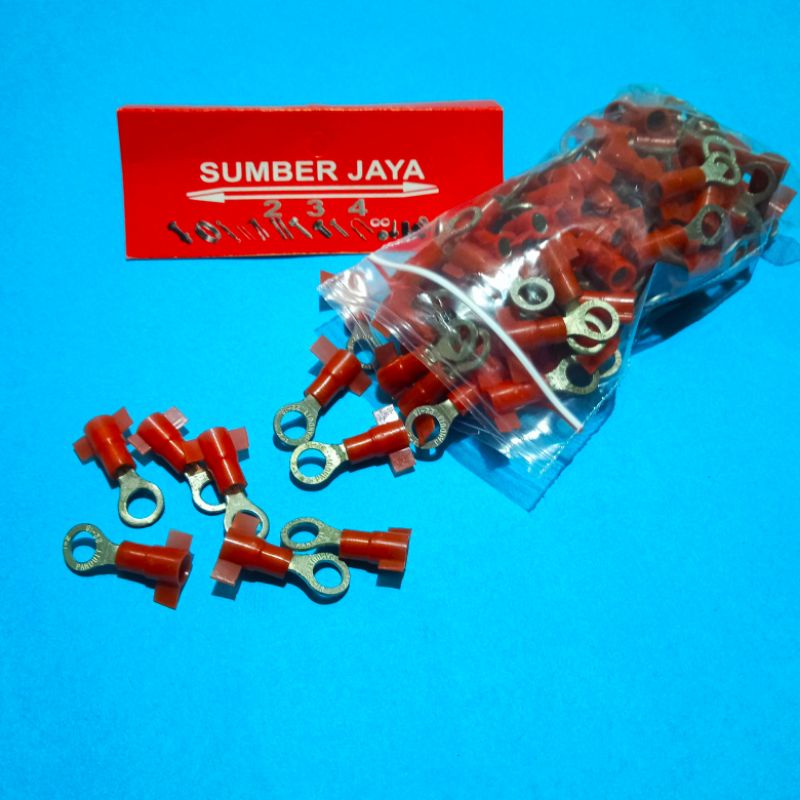 Skun ring bulat 1-2mm isi 1 pcs/ sekun TERMURAH