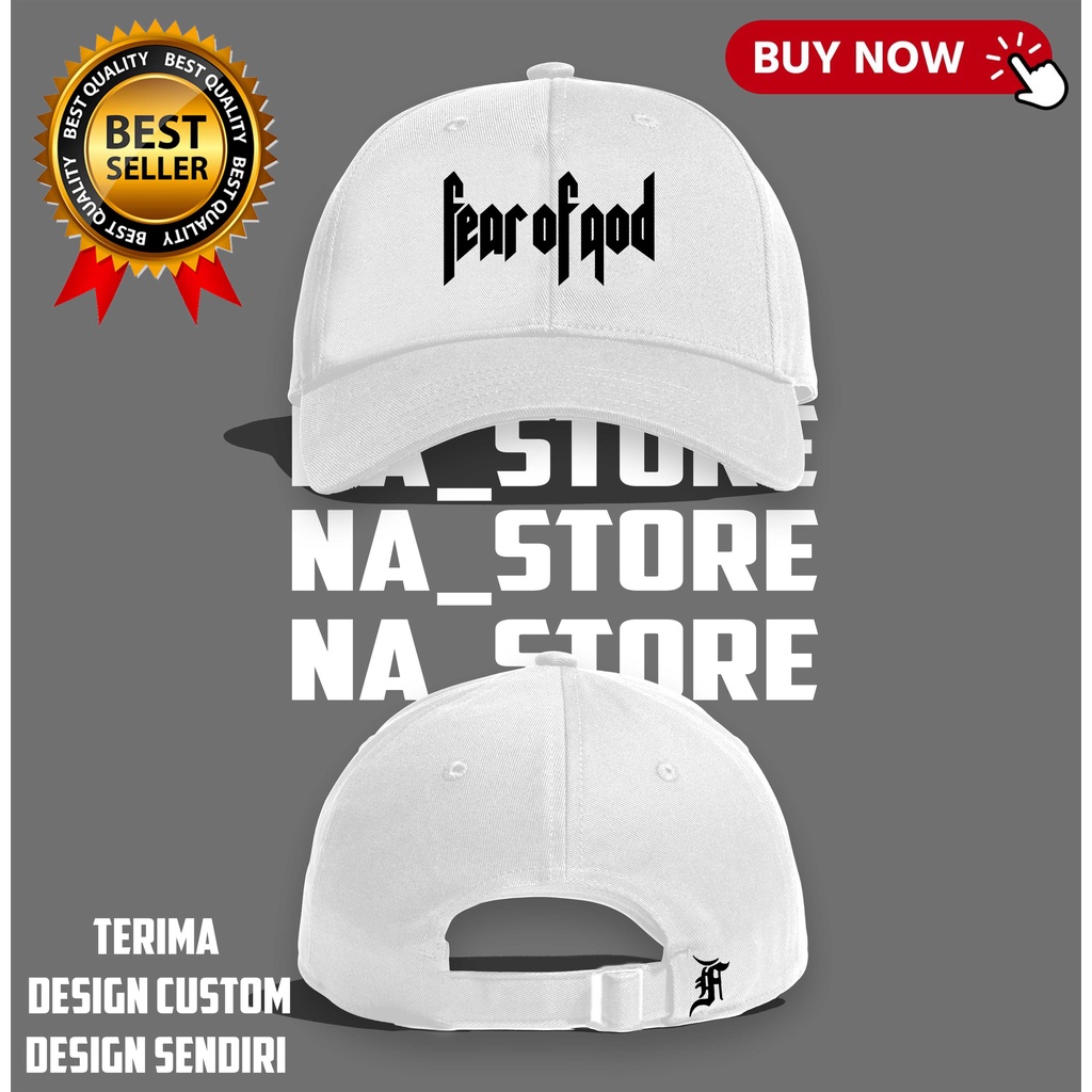 Topi Baseball FEAR OF GOD keren BERKUALITAS  Pria Wanita FEAR OF GOD