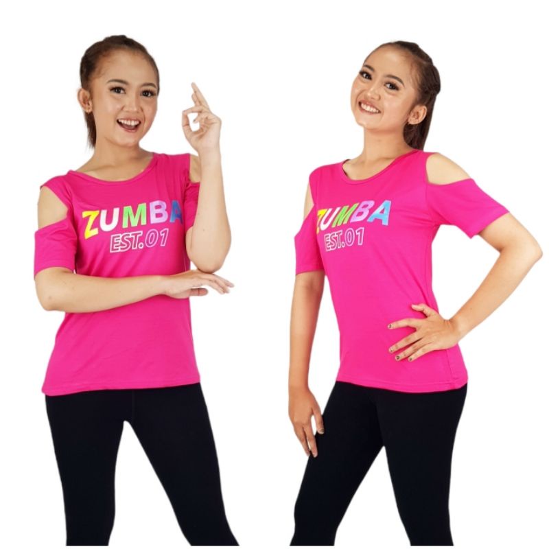 BAJU ZUMBA/SABRINA ZUMBA/KAOS ZUMBA/ATASAN OLAHRAGA WANITA/BAJU SENAM/BAJU DANCE/SABRINA ZUMBA BAHU 