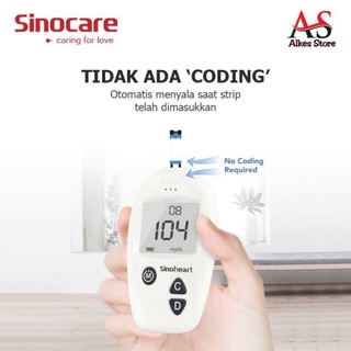 Jual Alat Cek Gula Darah Sinocare GDS Sinocare Cek Darah | Shopee Indonesia