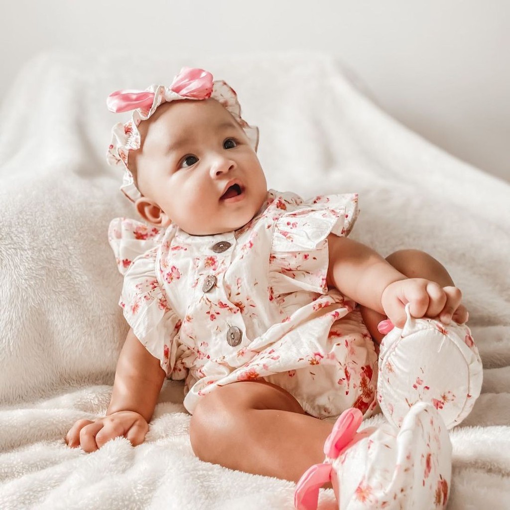 GEMPITA / TALITHA / GIANNA / NALISA / MICHA Dalmi audrey SAKURA Baju Jumper  Bunga Bandana Sepatu Pergi Lucu Fashion Anak Bayi Terlaris Murah