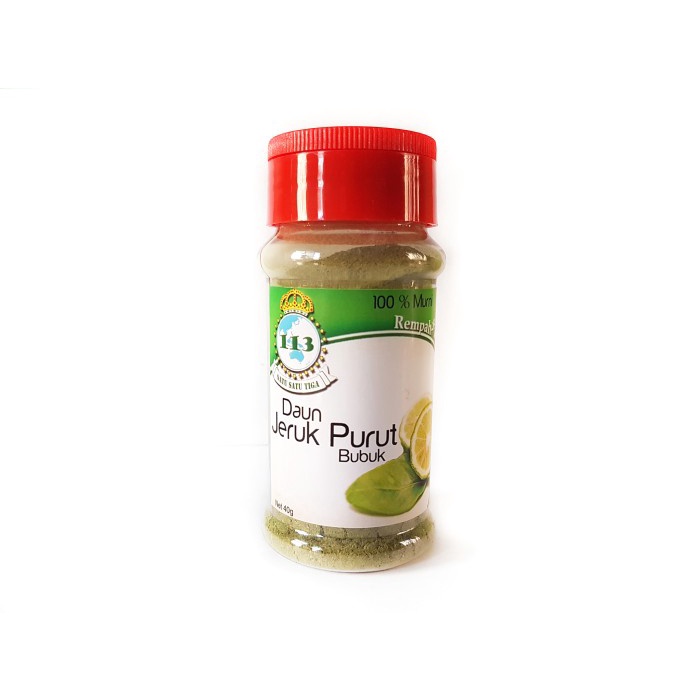

ds001vv Daun Jeruk Purut Bubuk / Kaffir Lime Leaves Powder Fsfs201
