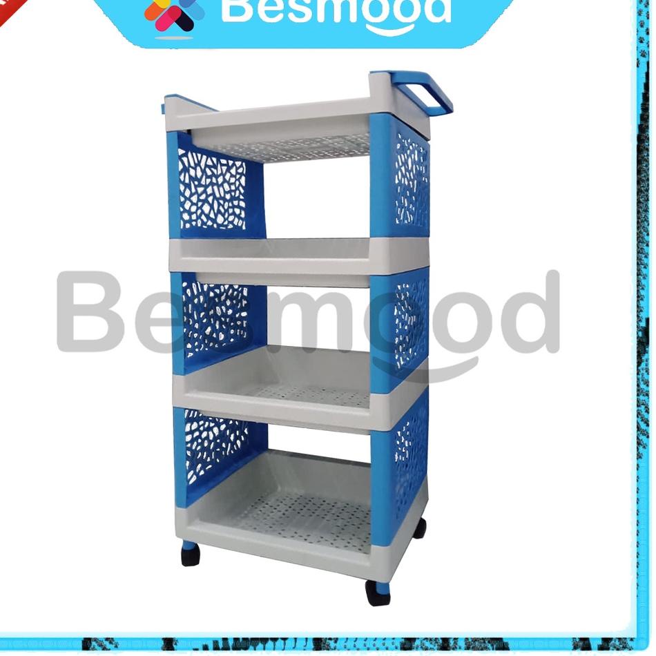 ♠ Besmood Rak YOYO / Rak Serbaguna roda / Rak Apartemen 5 Susun, 4 Susun dan 3 Susun Rak Yoyo ✶