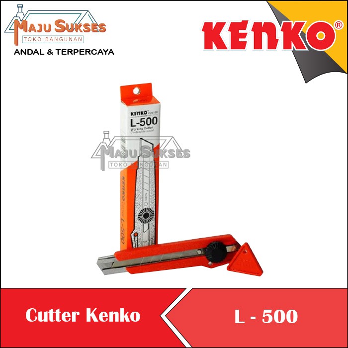 

Pisau Cutter Cuter Kater KENKO L500 ORIGINAL