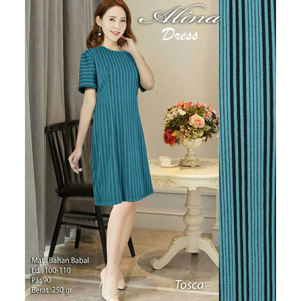 Arnis Mini Dress Alina Bahan Babat Melar LD 100-110