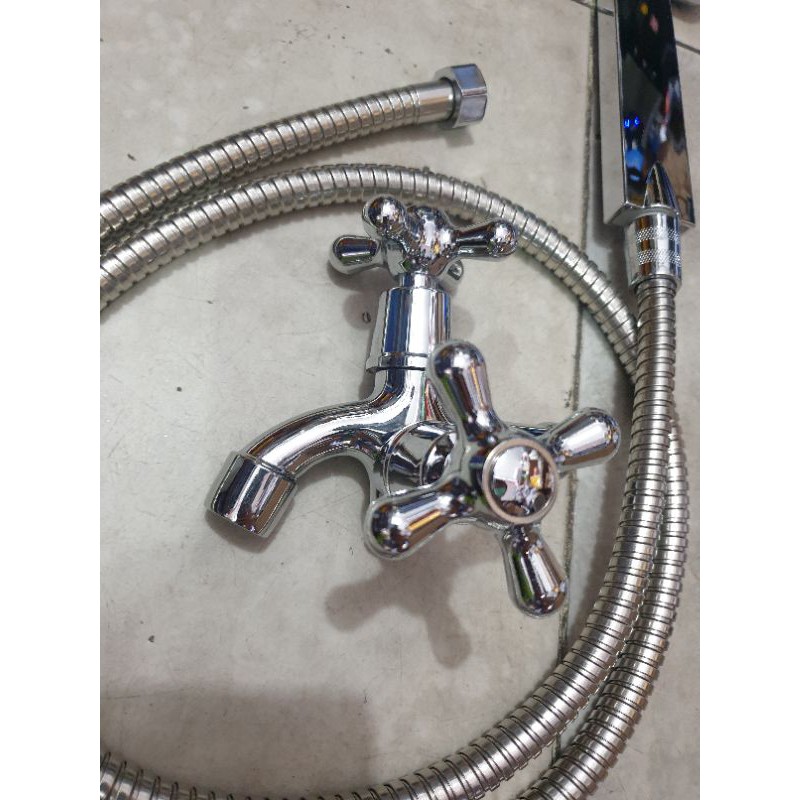 Paket shower mandi + kran cabang murah