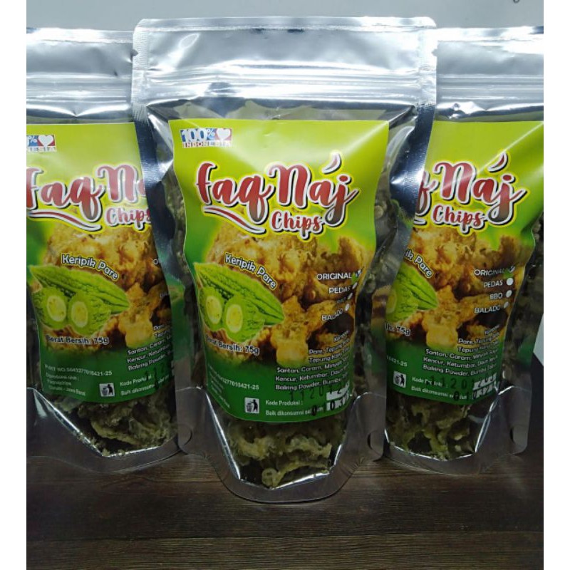 

keripik pare rasa original