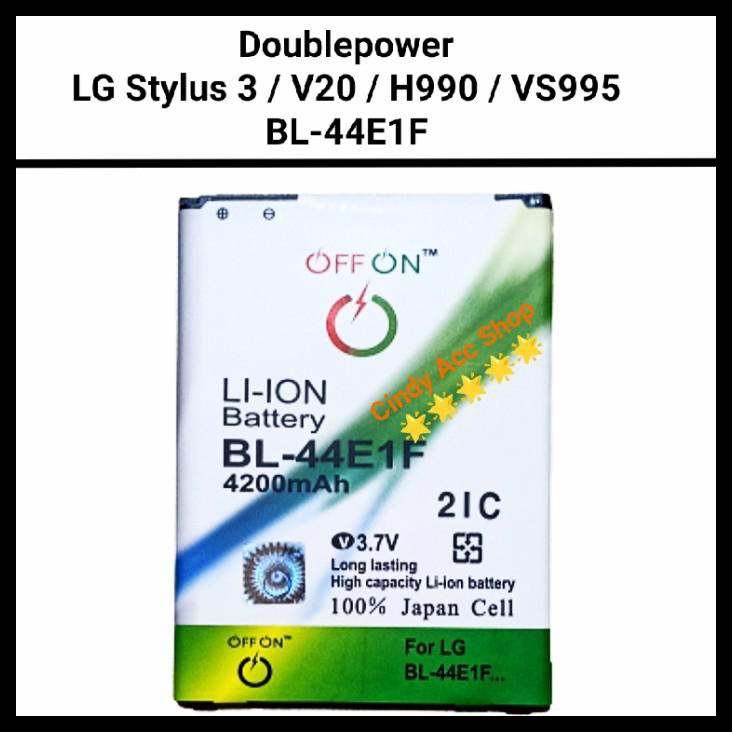 Baterai Doublepower Lg Stylus 3 V20 H990 Vs995 Bl-44E1F Batre