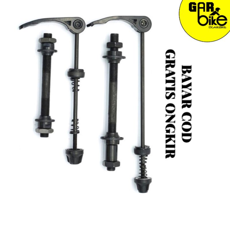 QR Quick Release Ban Sepeda Depan Belakang dan AS Satu Set MTB