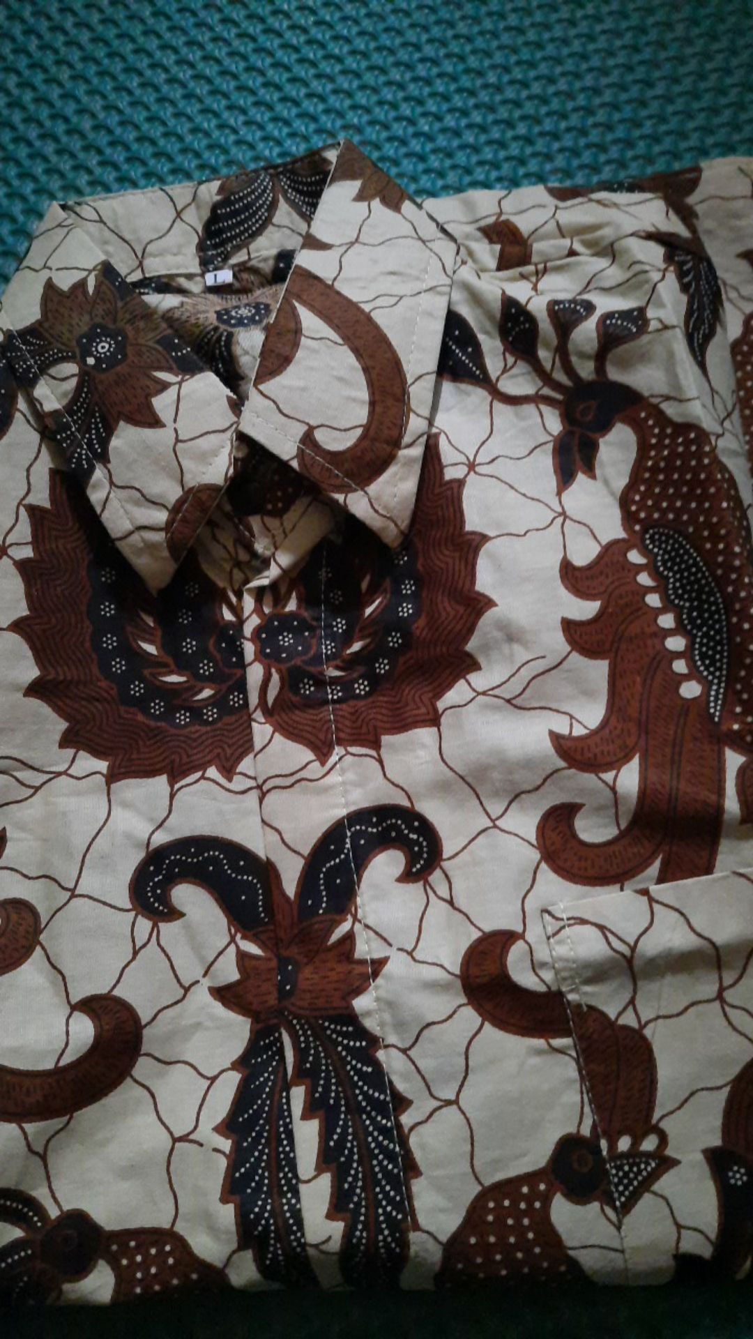 Baju Batik Pria  Lengan Pendek Slimfit Big Size Atasan Kemeja Batik Lengan Panjang Original