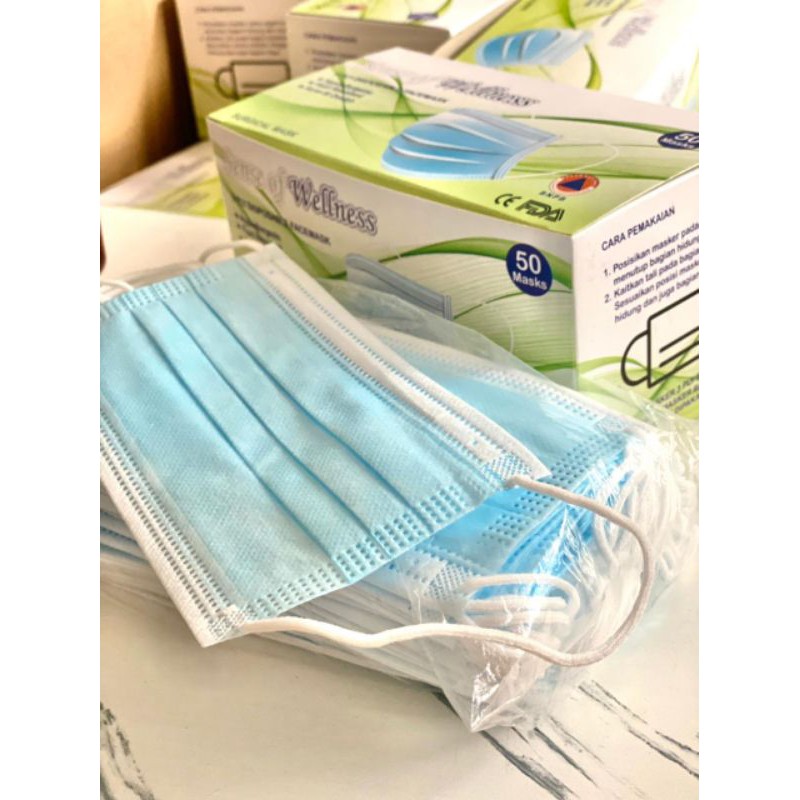 Masker 3 PLY Sense Of Wellness Original Belum Emboss