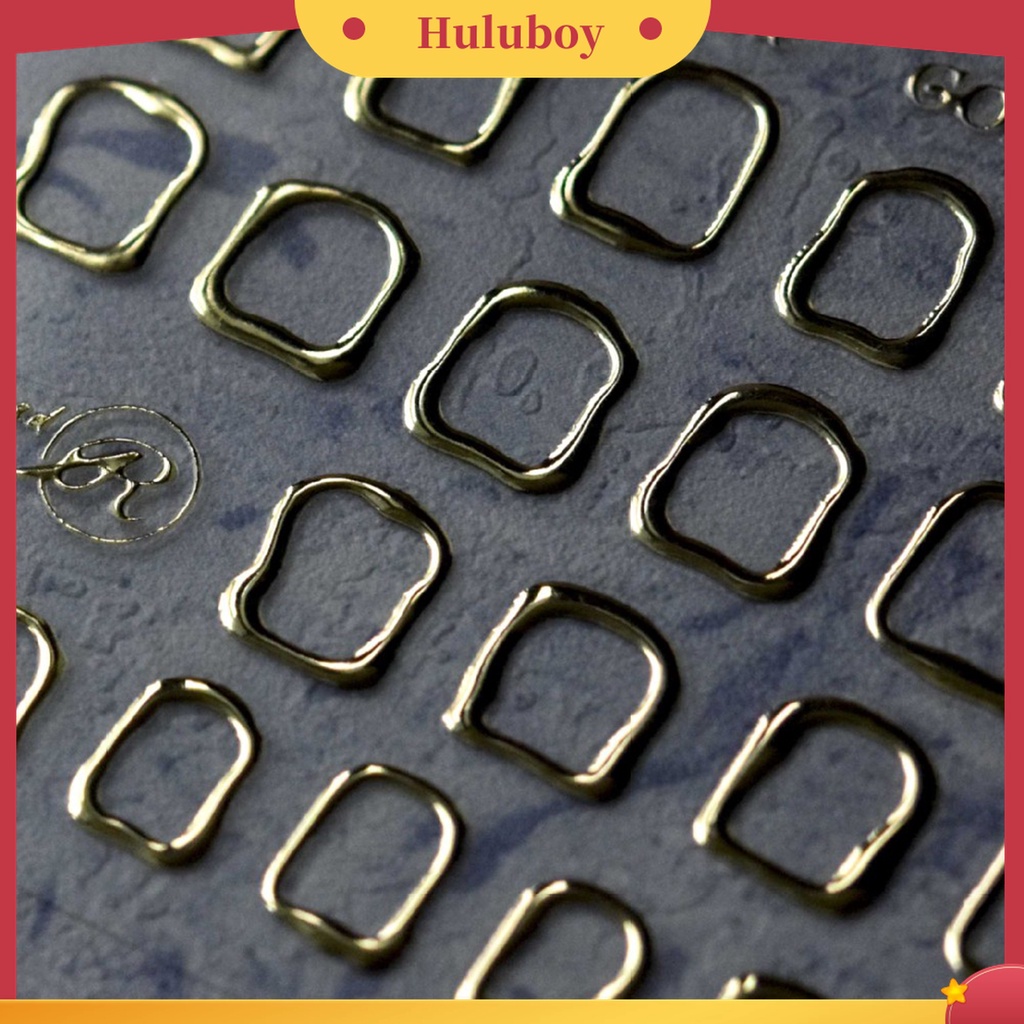 Huluboy Huluboy♡ Stiker Kuku Bahan Kertas Tahan Air Untuk Dekorasi Nail Art