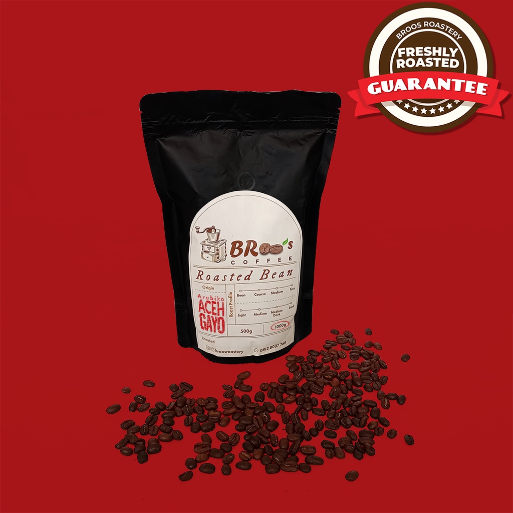 

Kopi Arabika Aceh Gayo - Broos Roastery - 500 Gram - Full Wash