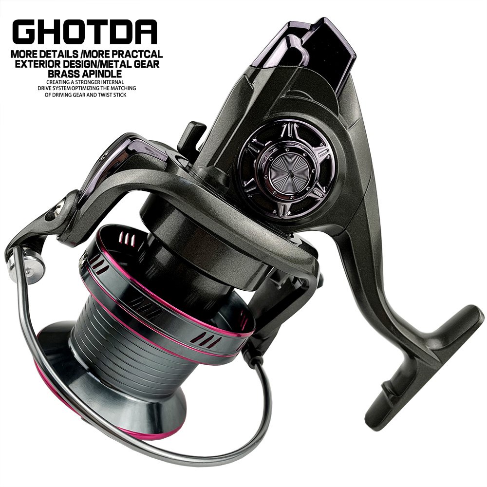 Metal Spool Spinning Reel 9000 10000 12000 Max Drag Power 20