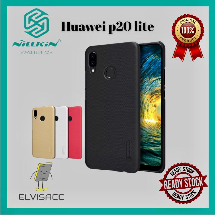 HUAWEI P20 LITE NILLKIN HARDCASE FROSTED SHIELD ORIGINAL HARDCASE COLOR BLACK