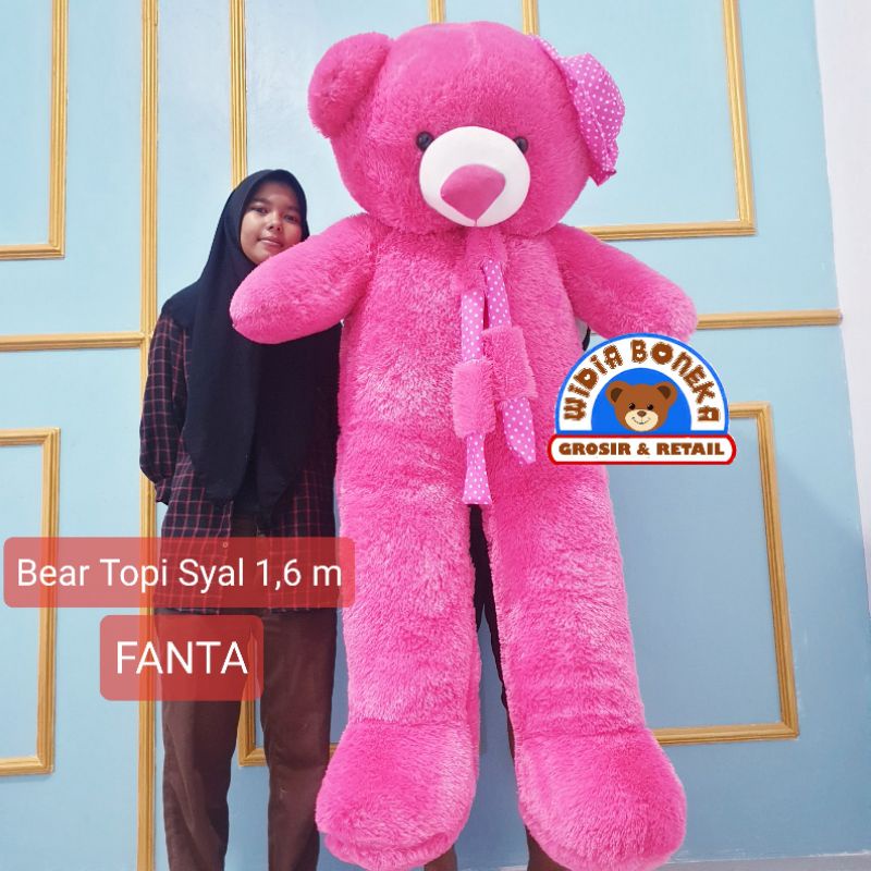 Boneka teddy bear super jumbo ukuran 1,6 meter