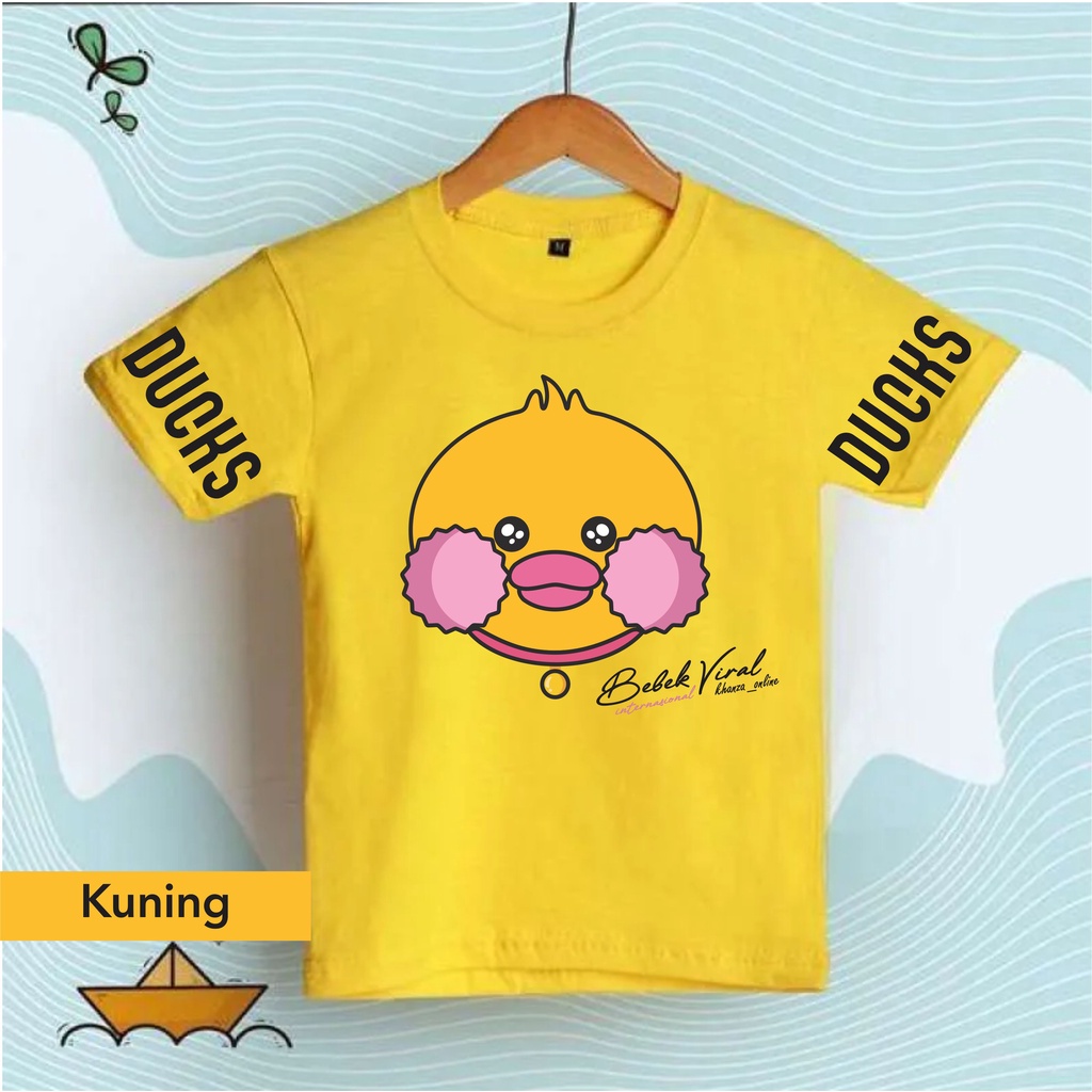 BEBEK VIRAL KAOS T SHIRT Anak Combed 30s