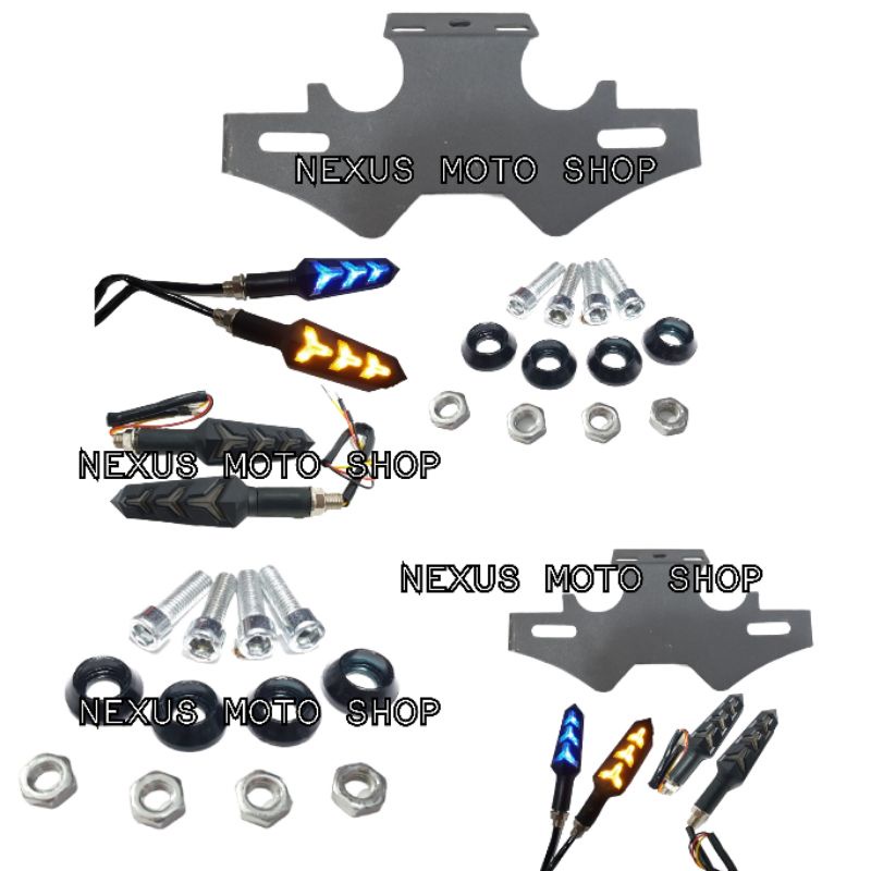 breket plat nomor cbr150R tail tidy plus lampu sen cbr150r k45G k45N