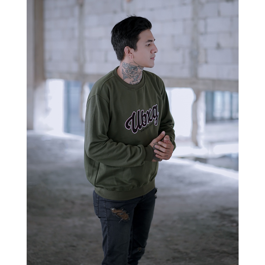 VINTAGE SOUL SWEATER UNBOXING ARMY //SWEATSHIRT CRAWNECK BORDIR ORIGINAL