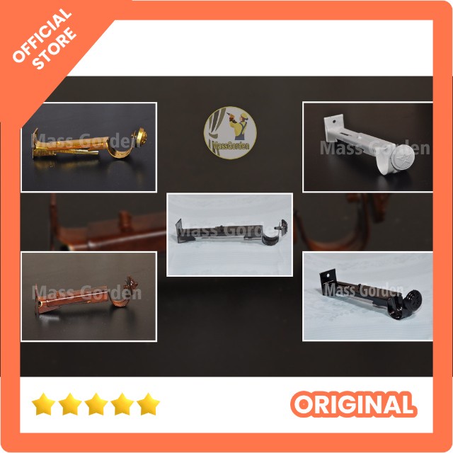 KAKI ROLLET GORDEN / BRACKET BATANG GORDEN MINIMALIS