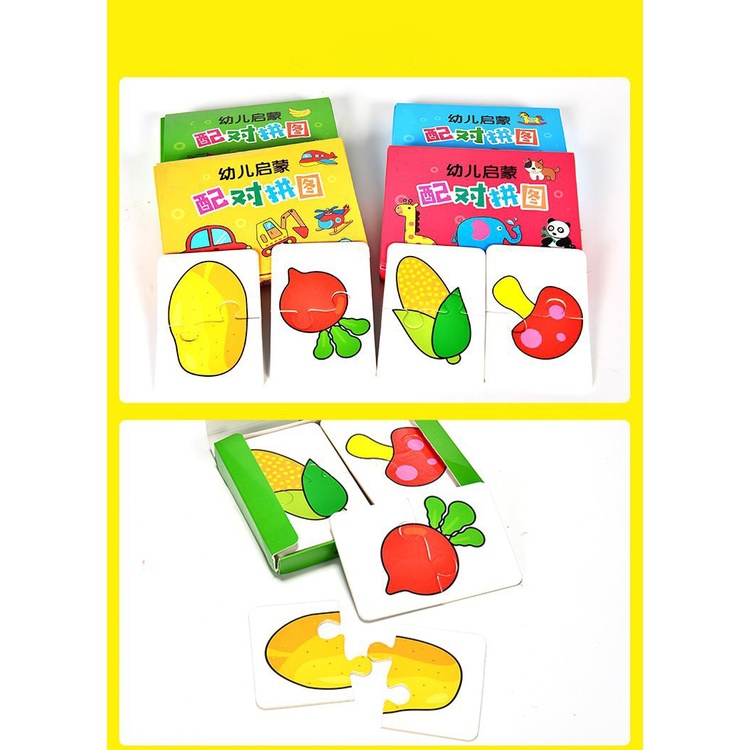 Puzzle 16 Pair Activity Puzzle Anak Mainan Edukasi Puzzle Edukasi Anak Mainan Montessori Anak Jigsaw Puzzle