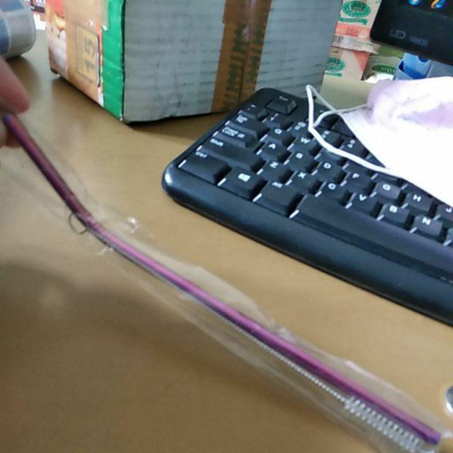 Sedotan Stainless Steel Premium Reusable Lurus Dan Melengkung