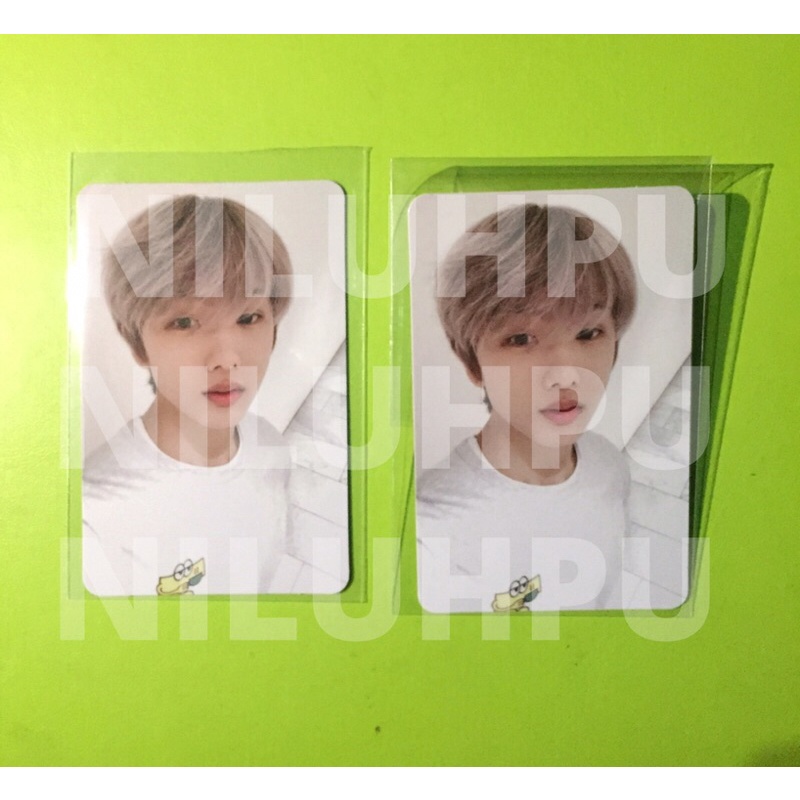 photocard jisung cafe 7 dream | pc jisung cafe | benefit dari album hot sauce crazy boring chilling