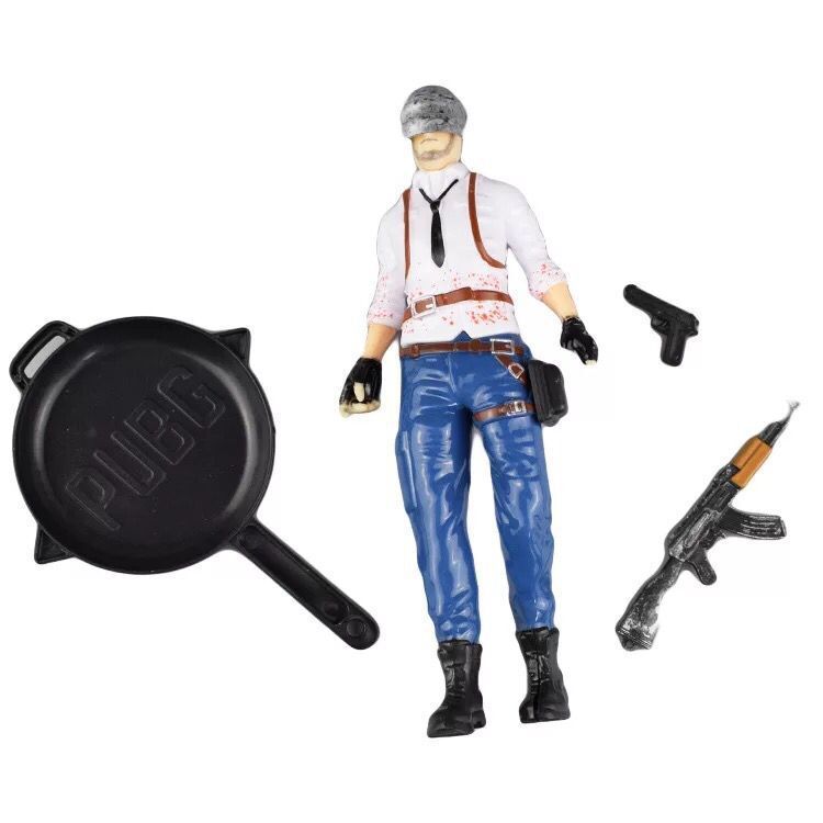 Game Figure PUBG Battle Royale Action Figures With helmets PUBG Cake Decoration Figure Toys For Battle Royale Fans Collections