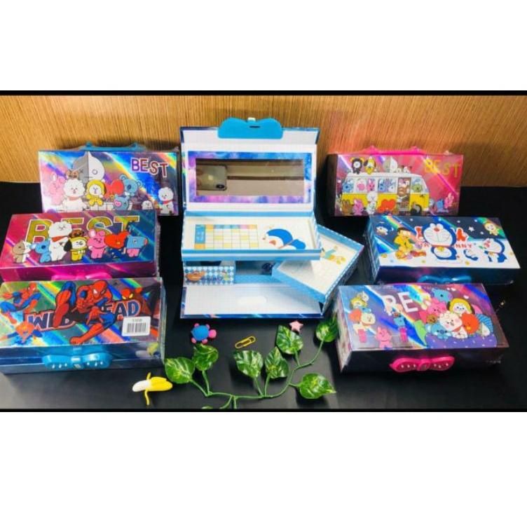 

Best terlaris ➪ kotak pensil KODE 3 TINGKAT metalik 3dimensi/pencil case password/kotak pin AQT｀51
