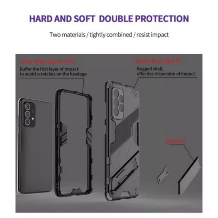 Samsung A33 5G A53 5G A73 5G standing soft case BIBERCAS casing stand