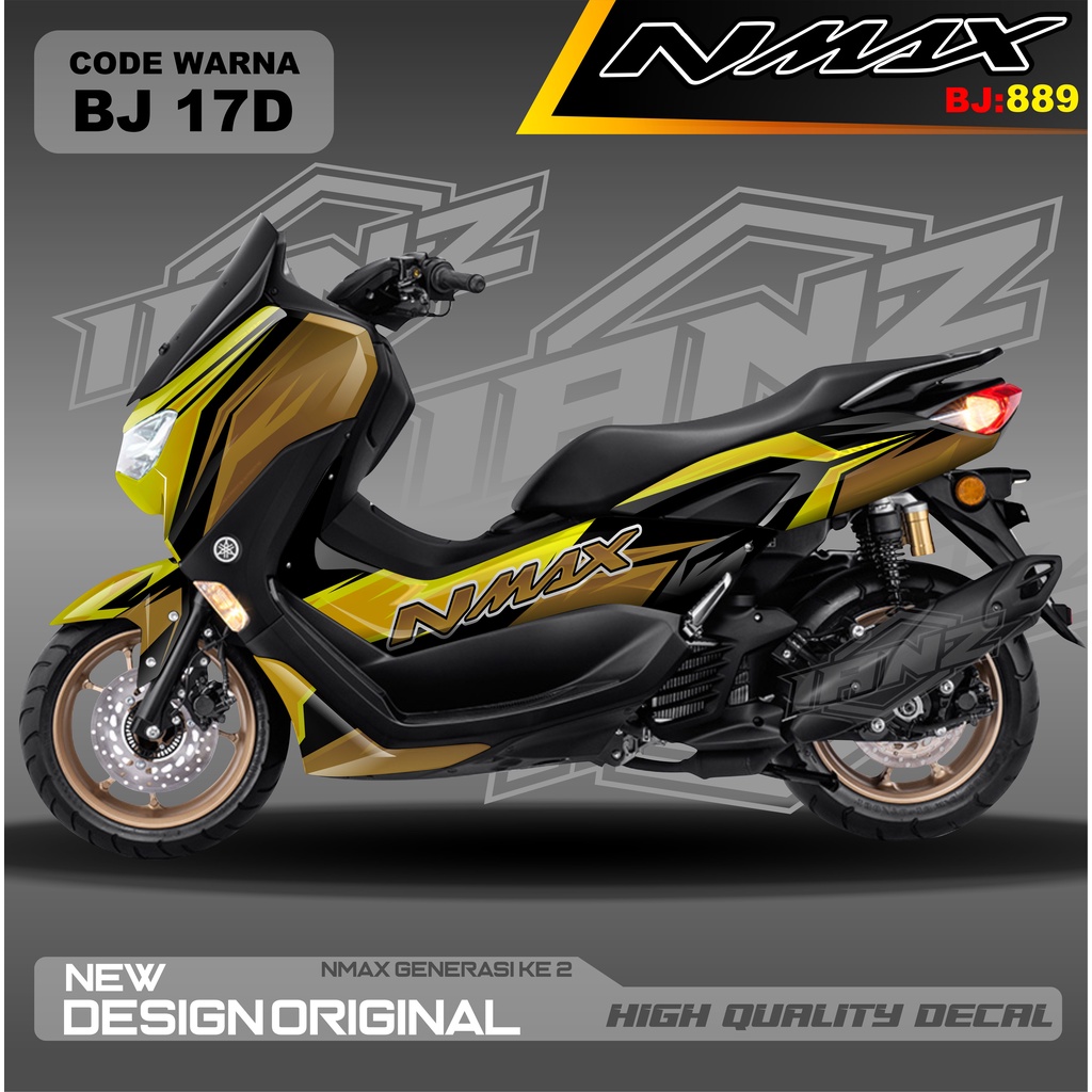 STIKER NEW NMAX FULL BLOK BODI MOTOR / DECAL FULL BODY NMAX / DECAL STIKER FULL BODY NMAX / STIKER DECAL NMAX TERBARU